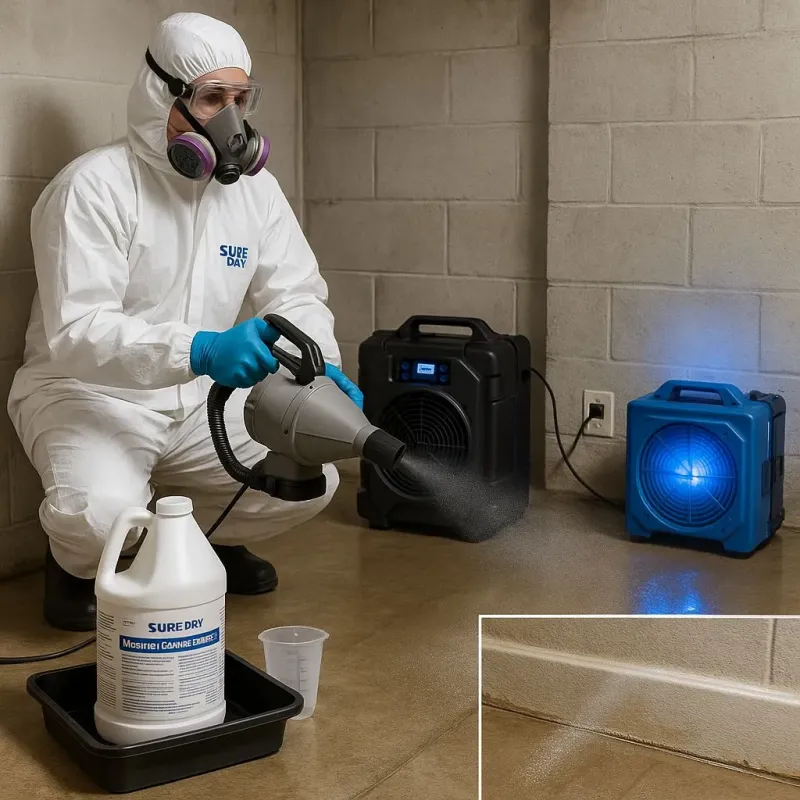 Sanitization and Odor Removal process in Moraine, OH