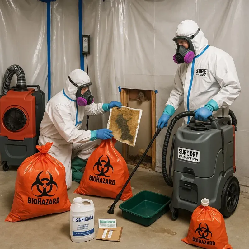 Contaminated Water Handling Protocols process in Moraine, OH