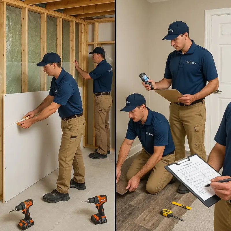 Repairs and Reconstruction process in Moraine, OH